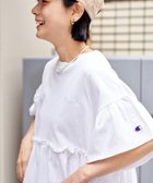 【フリークスストア/FREAK'S STORE】のChampion 別注 切替ギャザー 袖フレア Tシャツ 全4色 ホワイト|ID:prp329100004933251