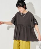 【フリークスストア/FREAK'S STORE】のChampion 別注 切替ギャザー 袖フレア Tシャツ 全4色 チャコールグレー|ID:prp329100004933251