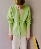 【アダム エ ロペ/ADAM ET ROPE'】の【サステナブル】マルチwayリボンミドルカーディガン 人気、トレンドファッション・服の通販 founy(ファニー) ファッション Fashion レディースファッション Fashion for Women トップス・カットソー Cut & Sew Tops カーディガン・羽織り Layered Style Cardigans アクセサリー Fashion Accessories ウェーブ Wavy Pattern オケージョン Occasion Wear カーディガン Cardigan, Knitwear キャミソール Camisole, Spaghetti Strap Top シルバー Silver, Metallic Silver スウェット / スエット Sweatshirt, Sweatwear ポケット Pocket, Pocket Detail ミドル Middle Length, Mid Height リボン Ribbon, Bow リラックス Relax, Relaxed Fit おすすめ Recommended / Our Picks 2026年 2026 thumbnail ライトグリーン(33)|ID: prp329100004933262 ipo3291000000037028387