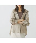 【グローバルワーク/GLOBAL WORK】のUVプロテクトフードシャツ/646416 人気、トレンドファッション・服の通販 founy(ファニー) ファッション Fashion レディースファッション Fashion for Women トップス・カットソー Cut & Sew Tops シャツ・ブラウス・オフィスカジュアル Elegant Blouses & Button-Ups おすすめ Recommended / Our Picks インナー Innerwear シアー Sheer, See-Through ジャケット Jacket, Outerwear 夏 Summer 春 Spring S/S・春夏 SS, Spring/Summer, Warm Season 羽織 Haori, Light Jacket thumbnail グレージュ50|ID: prp329100004933263 ipo3291000000037028403