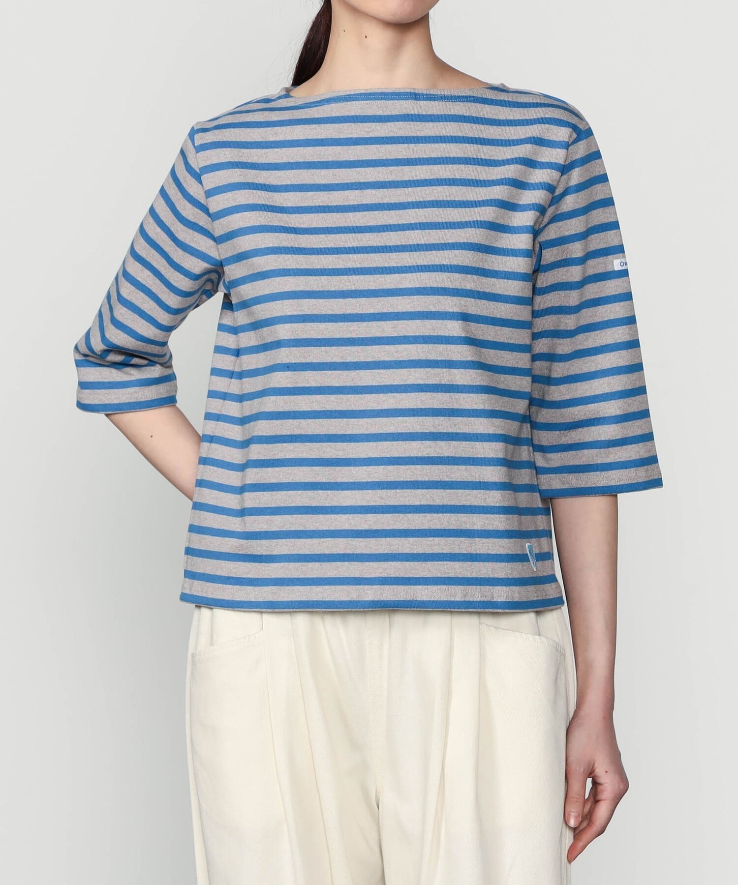 【ビショップ/Bshop】のコットンロード ショートスリーブ ボートネックバスクシャツ WOMEN 人気、トレンドファッション・服の通販 founy(ファニー) 　ファッション　Fashion　レディースファッション　Fashion for Women　トップス・カットソー　Cut & Sew Tops　シャツ・ブラウス・オフィスカジュアル　Elegant Blouses & Button-Ups　カットソー　Cut and Sewn Top　コンパクト　Compact, Small Size　ショート　Short, Short Length　スリーブ　Sleeve, Long Sleeve / Short Sleeve　フランス　France, French　ボーダー　Border, Stripe　半袖　Short Sleeve, Half Sleeve　定番　Standard, Basic Item　軽量　Lightweight, Ultra Light　 other-1|ID: prp329100004933264 ipo3291000000037028418