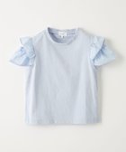 【ユナイテッドアローズ/UNITED ARROWS / KIDS】の【スタメンシリーズ】HC ショルダースリット Tシャツ / キッズ 100cm-160cm 人気、トレンドファッション・服の通販 founy(ファニー) ファッション Fashion キッズファッション Fashion for Kids インナー Innerwear 春 Spring キュロット Culottes, Wide Shorts 吸水 Absorbent, Quick-Dry サロペット Overalls, Salopette ショルダー Shoulder, Shoulder Strap スリット Slit, Slit Detail フリル Frill, Ruffle リアル Real, Realistic アウトレット Outlet / Clearance 夏 Summer 2025年 2025 2025春夏・S/S Spring/Summer 2025 SS25 thumbnail LT.BLUE|ID: prp329100004933273 ipo3291000000037028548