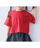 【デビロック/devirock / KIDS】のチュールモチーフ 半袖Tシャツ 子供服 キッズ 女の子 ハート リボン Tシャツ 26SS 人気、トレンドファッション・服の通販 founy(ファニー) ファッション Fashion キッズファッション Fashion for Kids チュール Tulip, Tulip Motif デニム Denim, Jeans Material トレンド Trend, Trending Now 半袖 Short Sleeve, Half Sleeve リボン Ribbon, Bow ワイド Wide, Wide Fit おすすめ Recommended / Our Picks 2026年 2026 thumbnail 006-ハート-レッド|ID: prp329100004933277 ipo3291000000037028598
