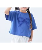 【デビロック/devirock / KIDS】のチュールモチーフ 半袖Tシャツ 子供服 キッズ 女の子 ハート リボン Tシャツ 26SS 人気、トレンドファッション・服の通販 founy(ファニー) ファッション Fashion キッズファッション Fashion for Kids チュール Tulip, Tulip Motif デニム Denim, Jeans Material トレンド Trend, Trending Now 半袖 Short Sleeve, Half Sleeve リボン Ribbon, Bow ワイド Wide, Wide Fit おすすめ Recommended / Our Picks 2026年 2026 thumbnail 022-リボン-ブルー|ID: prp329100004933277 ipo3291000000037028600