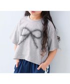 【デビロック/devirock / KIDS】のチュールモチーフ 半袖Tシャツ 子供服 キッズ 女の子 ハート リボン Tシャツ 26SS 人気、トレンドファッション・服の通販 founy(ファニー) ファッション Fashion キッズファッション Fashion for Kids チュール Tulip, Tulip Motif デニム Denim, Jeans Material トレンド Trend, Trending Now 半袖 Short Sleeve, Half Sleeve リボン Ribbon, Bow ワイド Wide, Wide Fit おすすめ Recommended / Our Picks 2026年 2026 thumbnail 020-リボン-杢グレー|ID: prp329100004933277 ipo3291000000037028601
