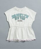 【エフオー オンラインストア/F.O.Online Store / KIDS】のWEB限定 チュニックカレッジTシャツ 人気、トレンドファッション・服の通販 founy(ファニー) ファッション Fashion キッズファッション Fashion for Kids チュニック Tunic, Long Top 人気 Popular, Best Seller 半袖 Short Sleeve, Half Sleeve thumbnail アイボリー|ID: prp329100004933292 ipo3291000000037028738