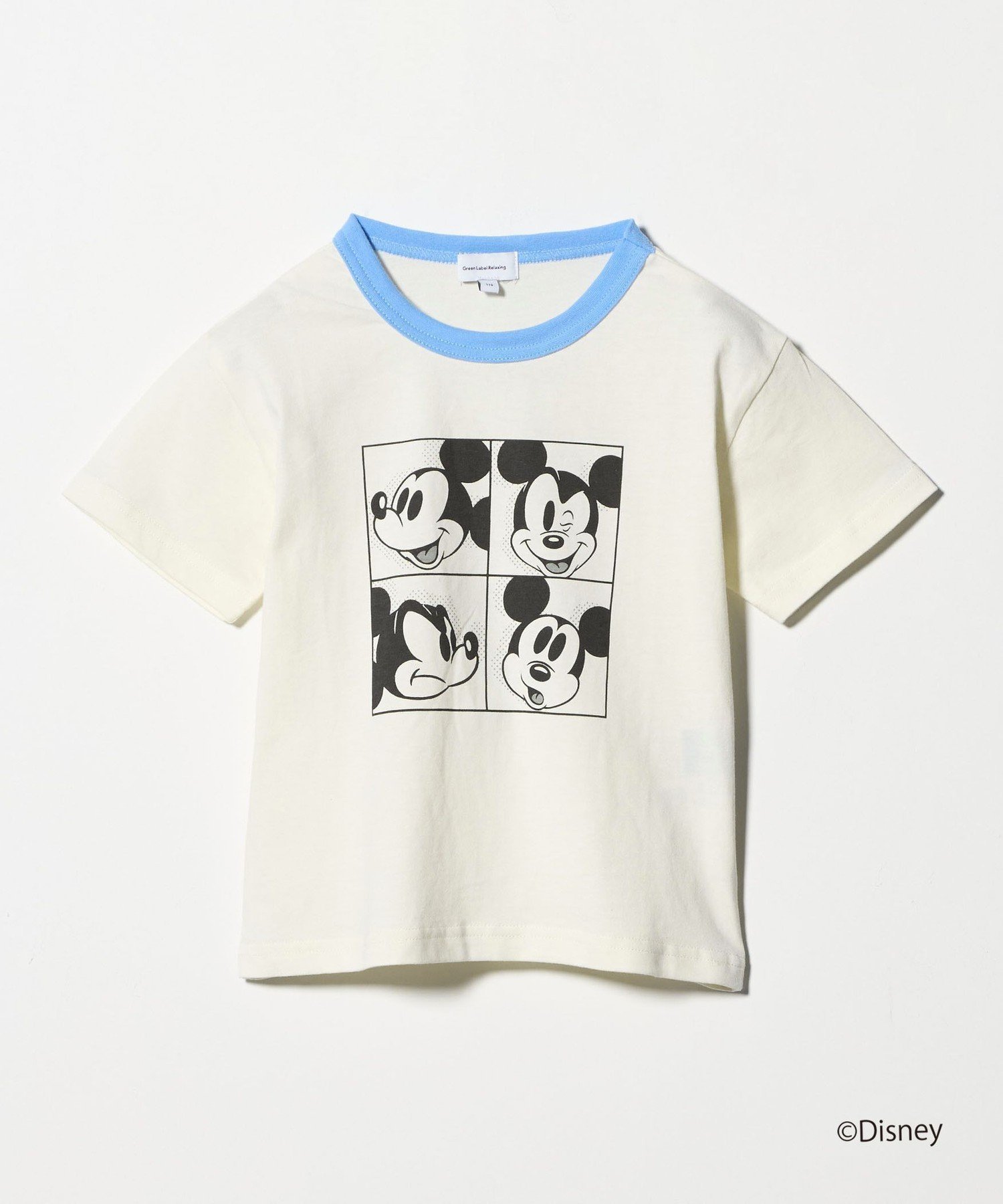【ユナイテッドアローズ/UNITED ARROWS / KIDS】の【別注】Tシャツ / ミッキーマウス / Disney / キッズ 110cm-130cm インテリア・キッズ・メンズ・レディースファッション・服の通販 founy(ファニー) 　ファッション　Fashion　キッズファッション　Fashion for Kids　クラシック　Classic, Timeless Style　グラフィック　Graphic, Graphic Design　ショーツ　Shorts, Short Pants　デニム　Denim, Jeans Material　プリント　Print, Printed Pattern　別注　Limited Edition, Custom Order　アウトレット　Outlet / Clearance　おすすめ　Recommended / Our Picks　OFF WHITE|ID: prp329100004933294 ipo3291000000037028758