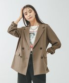 【グローバルワーク/GLOBAL WORK】のお手入れラクラクセットアップ/ダブルジャケット/601280 人気、トレンドファッション・服の通販 founy(ファニー) ファッション Fashion レディースファッション Fashion for Women アウター Coat / Outerwear Collection レディースジャケット・軽アウター Jackets おすすめ Recommended / Our Picks ジャケット Jacket, Outerwear ストレッチ Stretch, Stretchy Fabric ストレート Straight, Straight Cut セットアップ Set-Up, Coordinated Outfit ダブル Double, Double-Breasted チェック Check, Plaid, Tartan デニム Denim, Jeans Material バランス Balance, Style Balance マニッシュ Mannish, Boyish レース Lace, Lace Fabric ロング Long, Long-Length ワイド Wide, Wide Fit 人気 Popular, Best Seller ビジネス 仕事 通勤 Business / Work / Commuting 夏 Summer 春 Spring 羽織 Haori, Light Jacket thumbnail ブラウン55|ID: prp329100004933329 ipo3291000000037028968