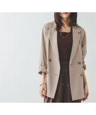 【グローバルワーク/GLOBAL WORK】のお手入れラクラクセットアップ/ダブルジャケット/601280 ベージュ51|ID:prp329100004933329