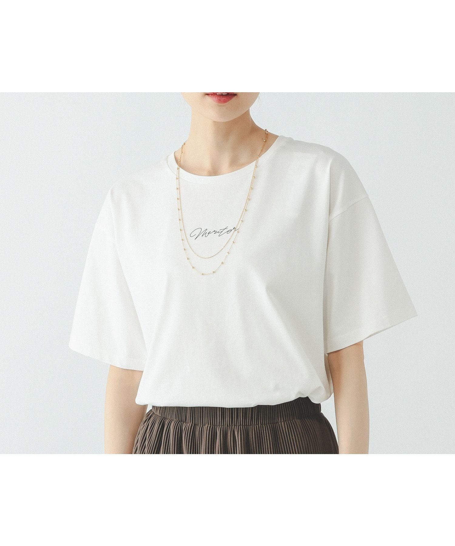 【グローバルワーク/GLOBAL WORK】のリッチクリーンプリントT半袖/636780 インテリア・キッズ・メンズ・レディースファッション・服の通販 founy(ファニー) 　ファッション　Fashion　レディースファッション　Fashion for Women　トップス・カットソー　Cut & Sew Tops　アニマル　Animal Print　インナー　Innerwear　抗菌　Antibacterial, Bacteria-Resistant　シルク　Silk, 100% Silk　デニム　Denim, Jeans Material　人気　Popular, Best Seller　フェミニン　Feminine, Girly　ボックス　Boxy, Box Shape　半袖　Short Sleeve, Half Sleeve　ワイド　Wide, Wide Fit　おすすめ　Recommended / Our Picks　夏　Summer　ビジネス 仕事 通勤　Business / Work / Commuting　オフ×筆記体ロゴ01|ID: prp329100004933346 ipo3291000000037029076