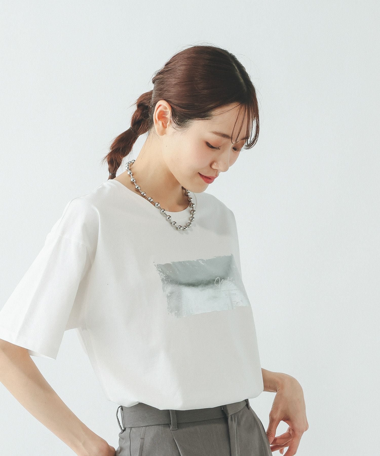 【グローバルワーク/GLOBAL WORK】のリッチクリーンプリントT半袖/636780 インテリア・キッズ・メンズ・レディースファッション・服の通販 founy(ファニー) 　ファッション　Fashion　レディースファッション　Fashion for Women　トップス・カットソー　Cut & Sew Tops　アニマル　Animal Print　インナー　Innerwear　抗菌　Antibacterial, Bacteria-Resistant　シルク　Silk, 100% Silk　デニム　Denim, Jeans Material　人気　Popular, Best Seller　フェミニン　Feminine, Girly　ボックス　Boxy, Box Shape　半袖　Short Sleeve, Half Sleeve　ワイド　Wide, Wide Fit　おすすめ　Recommended / Our Picks　夏　Summer　ビジネス 仕事 通勤　Business / Work / Commuting　オフ×箔スクエア02|ID: prp329100004933346 ipo3291000000037029077