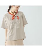 【グローバルワーク/GLOBAL WORK】のリッチクリーンプリントT半袖/636780 人気、トレンドファッション・服の通販 founy(ファニー) ファッション Fashion レディースファッション Fashion for Women トップス・カットソー Cut & Sew Tops アニマル Animal Print インナー Innerwear 抗菌 Antibacterial, Bacteria-Resistant シルク Silk, 100% Silk デニム Denim, Jeans Material 人気 Popular, Best Seller フェミニン Feminine, Girly ボックス Boxy, Box Shape 半袖 Short Sleeve, Half Sleeve ワイド Wide, Wide Fit おすすめ Recommended / Our Picks 夏 Summer ビジネス 仕事 通勤 Business / Work / Commuting thumbnail グレージュ×箔ロゴ51|ID: prp329100004933346 ipo3291000000037029090