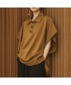 【その他のブランド/Other】の【2026SS】ポンチョシルエット オーバーサイズ ポロシャツ CAM|ID: prp329100004933347 ipo3291000000037029103