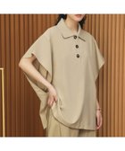 【その他のブランド/Other】の【2026SS】ポンチョシルエット オーバーサイズ ポロシャツ IV|ID: prp329100004933347 ipo3291000000037029104