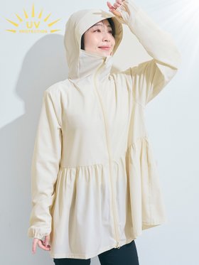 【コカ/COCA】の【UVカット】ティアードパーカー 人気、トレンドファッション・服の通販 founy(ファニー) ファッション Fashion レディースファッション Fashion for Women トップス・カットソー Cut & Sew Tops レディースパーカー・カジュアルフーディー Casual Hoodies & Sweatshirts アウトドア Outdoor Clothing 春 Spring 軽量 Lightweight, Ultra Light ジップアップ Zip-Up, Full Zip ティアード Tiered, Tiered Style デニム Denim, Jeans Material 長袖 Long Sleeve, Full Sleeve パーカー Hoodie, Parka フェミニン Feminine, Girly フリル Frill, Ruffle フレア Flare, Flared ポケット Pocket, Pocket Detail レギンス Leggings, Stretch Pants 夏 Summer 旅行 Travel 2026年 2026 |ID:prp329100004933357