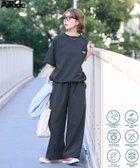 【フリークスストア/FREAK'S STORE】の限定展開 UVカット・接触冷感・吸水速乾 AiRide(エアライド) 半袖 TEE セットアップ 人気、トレンドファッション・服の通販 founy(ファニー) ファッション Fashion レディースファッション Fashion for Women トップス・カットソー Cut & Sew Tops 洗える Machine Washable コンパクト Compact, Small Size 吸水 Absorbent, Quick-Dry 軽量 Lightweight, Ultra Light セットアップ Set-Up, Coordinated Outfit ドローストリング Drawstring, Pull Cord 半袖 Short Sleeve, Half Sleeve リラックス Relax, Relaxed Fit S/S・春夏 SS, Spring/Summer, Warm Season 夏 Summer 旅行 Travel 2026年 2026 thumbnail ブラック|ID: prp329100004933360 ipo3291000000037029216