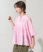 【フリークスストア/FREAK'S STORE】のインドタック切り替えフレアブラウス【限定展開】 人気、トレンドファッション・服の通販 founy(ファニー) ファッション Fashion レディースファッション Fashion for Women トップス・カットソー Cut & Sew Tops シャツ・ブラウス・オフィスカジュアル Elegant Blouses & Button-Ups 2026年 2026 インド Indian Textile フェミニン Feminine, Girly フレア Flare, Flared フロント Front, Front Design レース Lace, Lace Fabric 切替 Switching, Contrast Panel 夏 Summer S/S・春夏 SS, Spring/Summer, Warm Season thumbnail ピンク|ID: prp329100004933362 ipo3291000000037029235