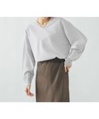 【グローバルワーク/GLOBAL WORK】のドライタッチVネックプルオーバー長袖/634083 人気、トレンドファッション・服の通販 founy(ファニー) ファッション Fashion レディースファッション Fashion for Women トップス・カットソー Cut & Sew Tops カジュアルプルオーバー・ニットトップス Pullovers & Knit Tops / Casual Pullovers Vネックトップス V-Neck Tops / V-Cut Neckline Shirts おすすめ Recommended / Our Picks アンサンブル Ensemble Set カーディガン Cardigan, Knitwear スリット Slit, Slit Detail バランス Balance, Style Balance ワイド Wide, Wide Fit ビジネス 仕事 通勤 Business / Work / Commuting 旅行 Travel 春 Spring 洗える Machine Washable 長袖 Long Sleeve, Full Sleeve thumbnail ライトグレー12|ID: prp329100004933363 ipo3291000000037029242