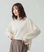 【グローバルワーク/GLOBAL WORK】のドライタッチVネックプルオーバー長袖/634083 アイボリー08|ID: prp329100004933363 ipo3291000000037366306
