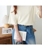 【ディスコート/Discoat】の【二の腕カバーにも◎】リブメローフレア5分袖≪WEB限定≫ 人気、トレンドファッション・服の通販 founy(ファニー) ファッション Fashion レディースファッション Fashion for Women トップス・カットソー Cut & Sew Tops シンプル Simple, Minimal パターン Pattern, Design Print フリル Frill, Ruffle ボーダー Border, Stripe 無地 Plain, Solid Color thumbnail アイボリー|ID: prp329100004933369 ipo3291000000037029315