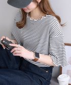 【ディスコート/Discoat】の【二の腕カバーにも◎】リブメローフレア5分袖≪WEB限定≫ 人気、トレンドファッション・服の通販 founy(ファニー) ファッション Fashion レディースファッション Fashion for Women トップス・カットソー Cut & Sew Tops シンプル Simple, Minimal パターン Pattern, Design Print フリル Frill, Ruffle ボーダー Border, Stripe 無地 Plain, Solid Color thumbnail クリア|ID: prp329100004933369 ipo3291000000037029317