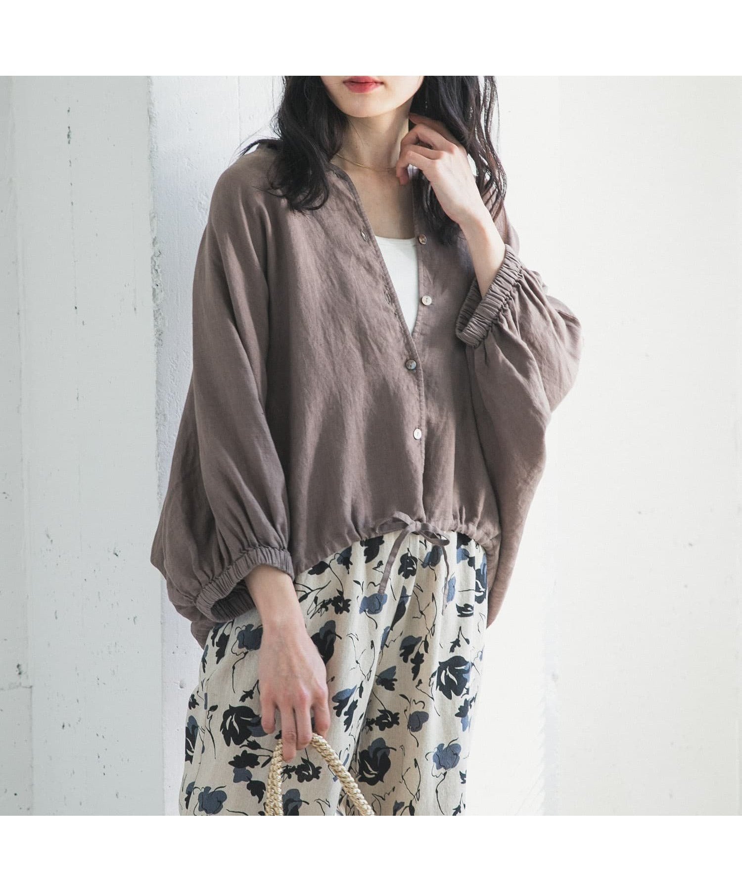 【アーバンリサーチ ドアーズ/URBAN RESEARCH DOORS】のリネンドロストドルマンブラウス 人気、トレンドファッション・服の通販 founy(ファニー) 　ファッション　Fashion　レディースファッション　Fashion for Women　トップス・カットソー　Cut & Sew Tops　シャツ・ブラウス・オフィスカジュアル　Elegant Blouses & Button-Ups　2026年　2026　ギンガム　Gingham, Gingham Fabric　チェック　Check, Plaid, Tartan　バランス　Balance, Style Balance　リネン　Linen, Linen Fabric　エレガント 上品　Elegant　夏　Summer　S/S・春夏　SS, Spring/Summer, Warm Season　無地　Plain, Solid Color　 other-1|ID: prp329100004933370 ipo3291000000037029334