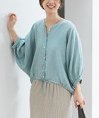 【アーバンリサーチ ドアーズ/URBAN RESEARCH DOORS】のリネンドロストドルマンブラウス 人気、トレンドファッション・服の通販 founy(ファニー) ファッション Fashion レディースファッション Fashion for Women トップス・カットソー Cut & Sew Tops シャツ・ブラウス・オフィスカジュアル Elegant Blouses & Button-Ups 2026年 2026 ギンガム Gingham, Gingham Fabric チェック Check, Plaid, Tartan バランス Balance, Style Balance リネン Linen, Linen Fabric エレガント 上品 Elegant 夏 Summer S/S・春夏 SS, Spring/Summer, Warm Season 無地 Plain, Solid Color thumbnail ミント|ID: prp329100004933370 ipo3291000000037029336