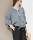 【アーバンリサーチ ドアーズ/URBAN RESEARCH DOORS】のリネンドロストドルマンブラウス チェック|ID: prp329100004933370 ipo3291000000037309171