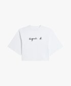 【アニエスベー ファム/agnes b. FEMME】のロゴ コットン 5分袖 Tシャツ Yoko 人気、トレンドファッション・服の通販 founy(ファニー) ファッション Fashion レディースファッション Fashion for Women トップス・カットソー Cut & Sew Tops シャツ・ブラウス・オフィスカジュアル Elegant Blouses & Button-Ups ロングTシャツ・Tシャツ Longline T-Shirts & Tees クロップド Cropped, Short Length シンプル Simple, Minimal スリーブ Sleeve, Long Sleeve / Short Sleeve 定番 Standard, Basic Item 人気 Popular, Best Seller 半袖 Short Sleeve, Half Sleeve ラウンド Round, Round Neck ワイド Wide, Wide Fit thumbnail ホワイト|ID: prp329100004933371 ipo3291000000037029340