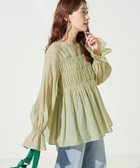 【フリークスストア/FREAK'S STORE】のシアーギャザーフリル袖ロングスリーブブラウス【限定展開】 人気、トレンドファッション・服の通販 founy(ファニー) ファッション Fashion レディースファッション Fashion for Women トップス・カットソー Cut & Sew Tops シャツ・ブラウス・オフィスカジュアル Elegant Blouses & Button-Ups ボリューム袖・フリルスリーブブラウス Voluminous & Ruffle Sleeves / Puffy Sleeve Tops 2026年 2026 おすすめ Recommended / Our Picks ギャザー Gathered, Ruffled スラックス Slacks, Dress Pants スリーブ Sleeve, Long Sleeve / Short Sleeve デニム Denim, Jeans Material フェミニン Feminine, Girly フリル Frill, Ruffle フロント Front, Front Design エレガント 上品 Elegant 夏 Summer 春 Spring S/S・春夏 SS, Spring/Summer, Warm Season 長袖 Long Sleeve, Full Sleeve thumbnail ブルーグリーン|ID: prp329100004933373 ipo3291000000037029349