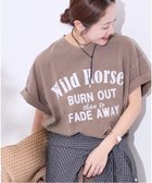 【ジャーナルスタンダード/JOURNAL STANDARD】の《追加》ラウンドヘムピグメントT ブラウン A|ID: prp329100004933376 ipo3291000000037029364