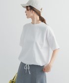 【アーバンリサーチ ドアーズ/URBAN RESEARCH DOORS】のヘムドロストプルオーバー 人気、トレンドファッション・服の通販 founy(ファニー) ファッション Fashion レディースファッション Fashion for Women トップス・カットソー Cut & Sew Tops カジュアルプルオーバー・ニットトップス Pullovers & Knit Tops / Casual Pullovers 2026年 2026 デニム Denim, Jeans Material フォルム Silhouette, Form リボン Ribbon, Bow 夏 Summer S/S・春夏 SS, Spring/Summer, Warm Season thumbnail オフホワイト|ID: prp329100004933380 ipo3291000000037029385