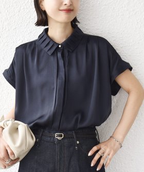 【シップス フォー ウィメン/SHIPS】 【WEB限定】 手洗い可能 ヴィンテージ サテン 襟 タック デザイン ブラウス人気、トレンドファッション・服の通販 founy(ファニー) ファッション Fashion レディースファッション Fashion for Women トップス・カットソー Cut & Sew Tops シャツ・ブラウス・オフィスカジュアル Elegant Blouses & Button-Ups アクセサリー Fashion Accessories インナー Innerwear エアリー Airy Texture ヴィンテージ Vintage Style 洗える Machine Washable サテン Satin, Glossy Fabric シンプル Simple, Minimal ジャケット Jacket, Outerwear パール Pearl, Pearl Accent プリーツ Pleats, Pleated ボトム Bottoms, Lower Wear ポケット Pocket, Pocket Detail モチーフ Motif, Design Theme リラックス Relax, Relaxed Fit ワイド Wide, Wide Fit おすすめ Recommended / Our Picks 夏 Summer エレガント 上品 Elegant 2026年 2026 |ID:prp329100004933384