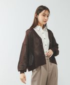 【グローバルワーク/GLOBAL WORK】の洗えるドライメッシュラメカーディガン/638294 人気、トレンドファッション・服の通販 founy(ファニー) ファッション Fashion レディースファッション Fashion for Women トップス・カットソー Cut & Sew Tops カーディガン・羽織り Layered Style Cardigans おすすめ Recommended / Our Picks カーディガン Cardigan, Knitwear コンパクト Compact, Small Size サマー Summer, Summer Style シアー Sheer, See-Through ツイスト Tweed, Tweed Fabric メッシュ Mesh, Net Fabric ビジネス 仕事 通勤 Business / Work / Commuting 夏 Summer 洗える Machine Washable 羽織 Haori, Light Jacket thumbnail ブラウン58|ID: prp329100004933395 ipo3291000000037029492
