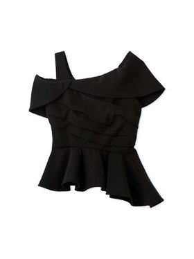 【フレイ アイディー/FRAY I.D】のオフショルカラーアシメペプラムトップス 人気、トレンドファッション・服の通販 founy(ファニー) ファッション Fashion レディースファッション Fashion for Women トップス・カットソー Cut & Sew Tops アシンメトリー Asymmetrical Style スマート Smart, Elegant トレンド Trend, Trending Now バランス Balance, Style Balance フェミニン Feminine, Girly フレア Flare, Flared ペプラム Peplum, Flared Hem ボトム Bottoms, Lower Wear ラップ Wrap, Wrap Design おすすめ Recommended / Our Picks 日本製 Made In Japan |ID:prp329100004933396