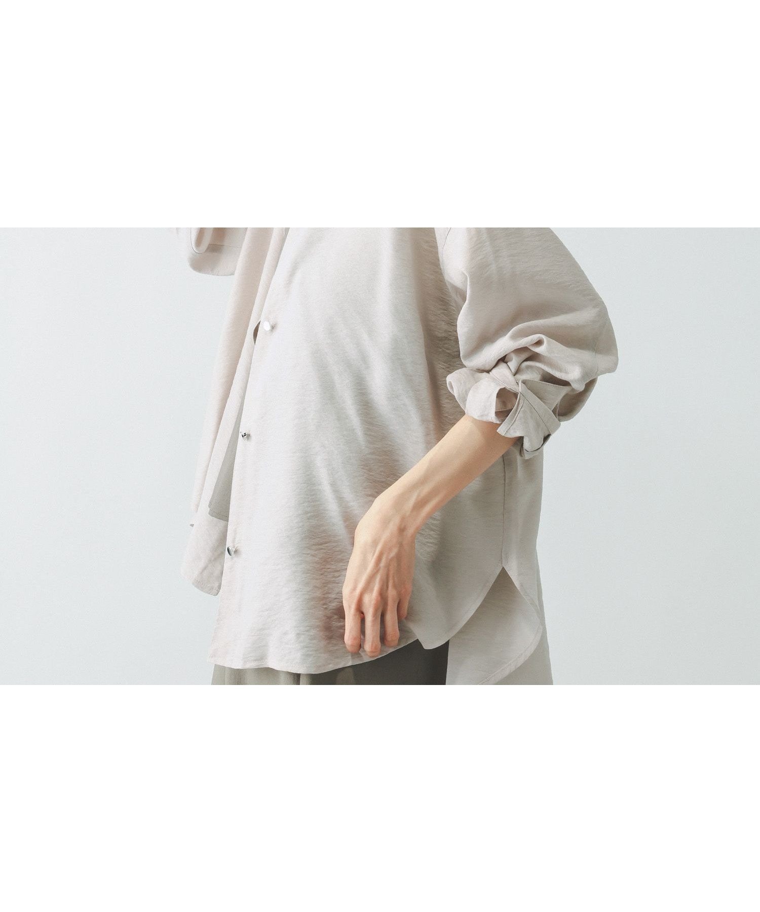 【グローバルワーク/GLOBAL WORK】のシャツジャケット/650198 インテリア・キッズ・メンズ・レディースファッション・服の通販 founy(ファニー) 　ファッション　Fashion　レディースファッション　Fashion for Women　アウター　Coat / Outerwear Collection　レディースジャケット・軽アウター　Jackets　おすすめ　Recommended / Our Picks　サマー　Summer, Summer Style　シアー　Sheer, See-Through　ジャケット　Jacket, Outerwear　スプリング　Spring, Spring Collection　フレア　Flare, Flared　ボトム　Bottoms, Lower Wear　メタル　Metal, Metal Parts　エレガント 上品　Elegant　人気　Popular, Best Seller　ビジネス 仕事 通勤　Business / Work / Commuting　夏　Summer　春　Spring　羽織　Haori, Light Jacket　軽量　Lightweight, Ultra Light　グレージュ50|ID: prp329100004933398 ipo3291000000037029506