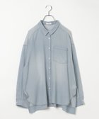 【レプシィム ローリーズファーム/LEPSIM LOWRYS FARM】のAIRデニム長袖シャツ 人気、トレンドファッション・服の通販 founy(ファニー) ファッション Fashion レディースファッション Fashion for Women トップス・カットソー Cut & Sew Tops シャツ・ブラウス・オフィスカジュアル Elegant Blouses & Button-Ups おすすめ Recommended / Our Picks シアー Sheer, See-Through デニム Denim, Jeans Material ビスチェ Bustier, Corset Top ベスト Vest, Waistcoat 長袖 Long Sleeve, Full Sleeve thumbnail ライトブルー81|ID: prp329100004933402 ipo3291000000037029526