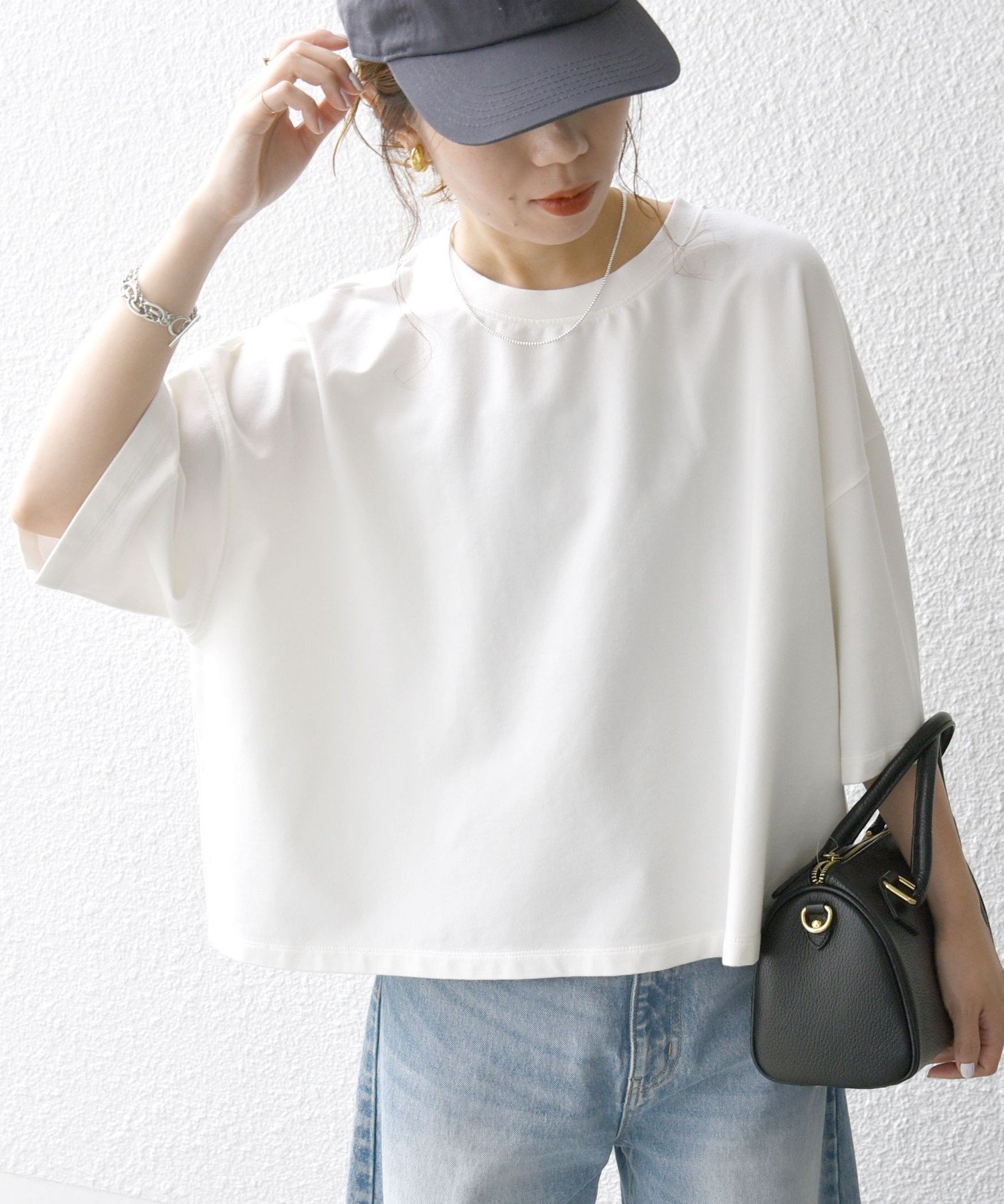 【シップス フォー ウィメン/SHIPS】の【WEB限定】SHIPS any 洗濯機可能 インレイ ハーフスリーブ ショートTEE インテリア・キッズ・メンズ・レディースファッション・服の通販 founy(ファニー) 　ファッション　Fashion　レディースファッション　Fashion for Women　インナー　Innerwear　洗える　Machine Washable　カットソー　Cut and Sewn Top　クロップド　Cropped, Short Length　今季　This Season, Current Season　ショート　Short, Short Length　スリーブ　Sleeve, Long Sleeve / Short Sleeve　トレンド　Trend, Trending Now　ネックレス　Necklace, Pendant Necklace　ハーフ　Half, Half-Length　ボトム　Bottoms, Lower Wear　おすすめ　Recommended / Our Picks　2026年　2026　ホワイト|ID: prp329100004933404 ipo3291000000037029533