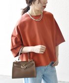 【シップス フォー ウィメン/SHIPS】の【WEB限定】SHIPS any 洗濯機可能 インレイ ハーフスリーブ ショートTEE レンガ|ID: prp329100004933404 ipo3291000000037029535