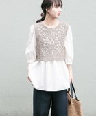 【アイテムズアーバンリサーチ/ITEMS URBAN RESEARCH】のレースベストドッキングチュニック 人気、トレンドファッション・服の通販 founy(ファニー) ファッション Fashion レディースファッション Fashion for Women アウター Coat / Outerwear Collection トップス・カットソー Cut & Sew Tops ベスト&ジレ / 重ね着スタイル Vests & Gilets 2026年 2026 おすすめ Recommended / Our Picks チュニック Tunic, Long Top ドッキング Docking, Mixed Material バランス Balance, Style Balance ベスト Vest, Waistcoat ボトム Bottoms, Lower Wear リラックス Relax, Relaxed Fit レース Lace, Lace Fabric エレガント 上品 Elegant 人気 Popular, Best Seller 夏 Summer 定番 Standard, Basic Item S/S・春夏 SS, Spring/Summer, Warm Season thumbnail ベージュ|ID: prp329100004933405 ipo3291000000037029540