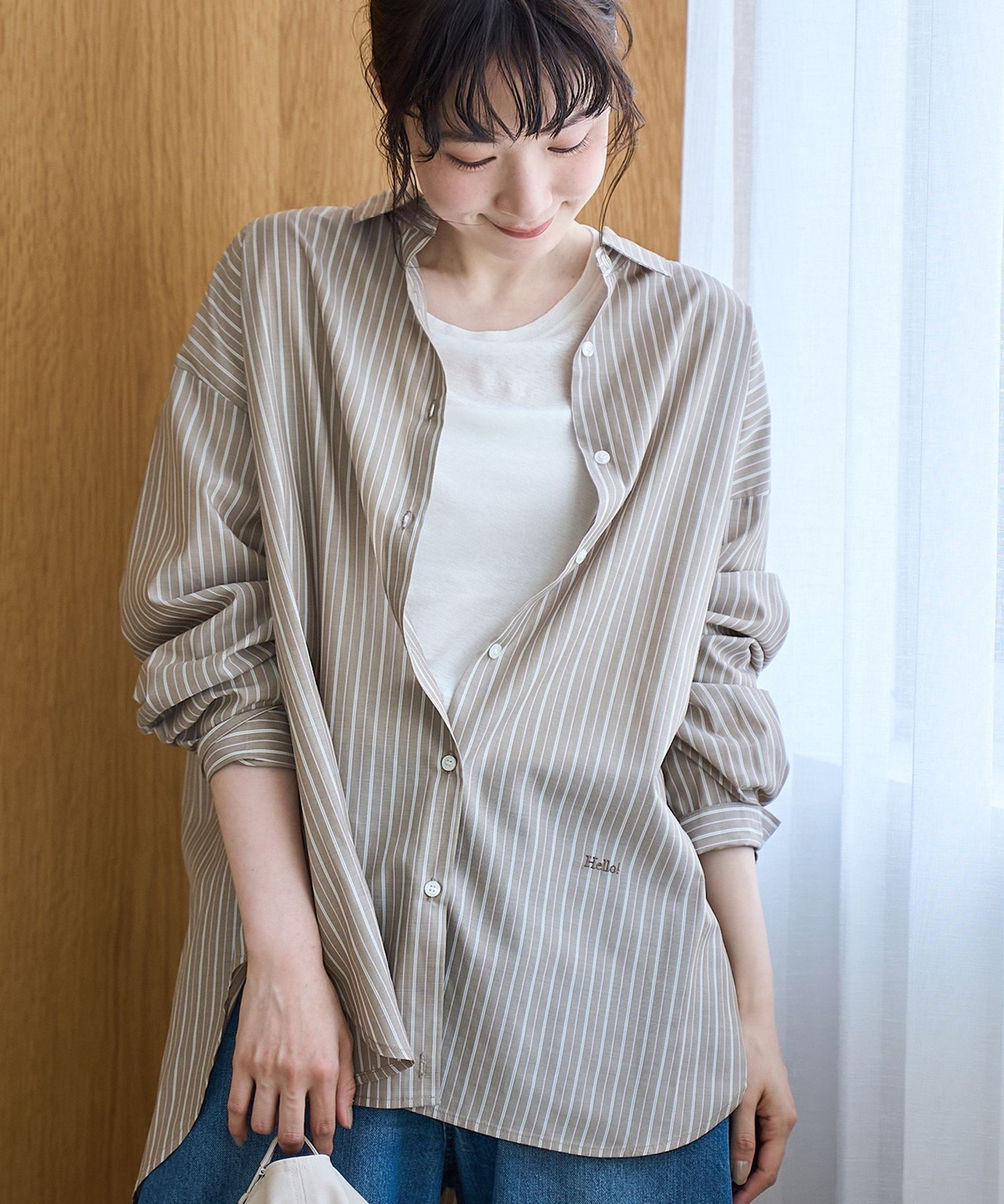 【コーエン/COEN】の【新色登場】イージーケア2wayシャツ_レギュラーカラー インテリア・キッズ・メンズ・レディースファッション・服の通販 founy(ファニー) 　ファッション　Fashion　レディースファッション　Fashion for Women　トップス・カットソー　Cut & Sew Tops　シャツ・ブラウス・オフィスカジュアル　Elegant Blouses & Button-Ups　インナー　Innerwear　ウォッシュ　Washed Finish　洗える　Machine Washable　カシュクール　Wrap Design　シンプル　Simple, Minimal　スウェット / スエット　Sweatshirt, Sweatwear　ストライプ　Stripe, Striped Pattern　セットアップ　Set-Up, Coordinated Outfit　定番　Standard, Basic Item　人気　Popular, Best Seller　ベーシック　Basic, Essential　レギュラー　Regular, Standard Fit　おすすめ　Recommended / Our Picks　2026年　2026　その他1|ID: prp329100004933408 ipo3291000000037029557