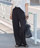 【ジャーナルスタンダード/JOURNAL STANDARD】の《追加3》【撥水/接触冷感/洗える/UVカット】リネンナイロンストレッチワイドパンツ 人気、トレンドファッション・服の通販 founy(ファニー) ファッション Fashion レディースファッション Fashion for Women パンツ Pants & Trousers シャーリング Shirring, Ruched ストレッチ Stretch, Stretchy Fabric リネン Linen, Linen Fabric 洗える Machine Washable thumbnail ブラック|ID: prp329100004933409 ipo3291000000037029562