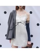 【リリーブラウン/Lily Brown】のヴィンテージスリップサテンミニワンピース 人気、トレンドファッション・服の通販 founy(ファニー) ファッション Fashion レディースファッション Fashion for Women ワンピース Dresses おすすめ Recommended / Our Picks キャミワンピース Cami Dress, Slip Dress クラシカル Classical, Vintage-Inspired サテン Satin, Glossy Fabric スマート Smart, Elegant デニム Denim, Jeans Material トレンド Trend, Trending Now ピーチ Peach, Soft Touch フェミニン Feminine, Girly リボン Ribbon, Bow レース Lace, Lace Fabric エレガント 上品 Elegant 今季 This Season, Current Season thumbnail DOT[934]|ID: prp329100004933415 ipo3291000000037029594