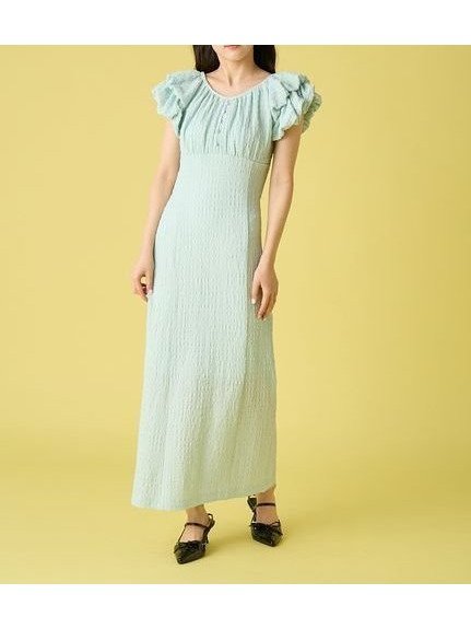 【リリーブラウン/Lily Brown】の2wayダブルスリーブカットワンピース インテリア・キッズ・メンズ・レディースファッション・服の通販 founy(ファニー) 　ファッション　Fashion　レディースファッション　Fashion for Women　ワンピース　Dresses　今季　This Season, Current Season　ストレート　Straight, Straight Cut　スマート　Smart, Elegant　スリーブ　Sleeve, Long Sleeve / Short Sleeve　ダブル　Double, Double-Breasted　リュクス　Luxury, Elegant, High-End, Chic　旅行　Travel　エレガント 上品　Elegant　MNT[021]|ID: prp329100004933422 ipo3291000000037029622