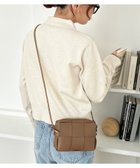 【ディスコート/Discoat】のメッシュ編みミニショルダーバッグ キャメル|ID:prp329100004933426