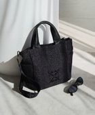 【ラシット/russet】のナイロンラフィア2WAYトートバッグ ブラック|ID: prp329100004933428 ipo3291000000037367762