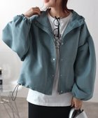 【リラクロ/relaclo】のmitis/バルーンスリーブマウンテンパーカー ブルー|ID: prp329100004933448 ipo3291000000037029734