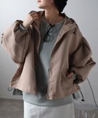 【リラクロ/relaclo】のmitis/バルーンスリーブマウンテンパーカー ベージュ|ID: prp329100004933448 ipo3291000000037029735