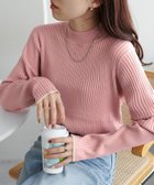 【ディスコート/Discoat】の【リピーター続出/26色展開】モチモチリブパイピングハイネック《WEB限定》 ピンク|ID: prp329100004933451 ipo3291000000037029755
