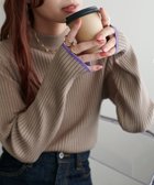 【ディスコート/Discoat】の【リピーター続出/26色展開】モチモチリブパイピングハイネック《WEB限定》 モカ|ID: prp329100004933451 ipo3291000000037029758